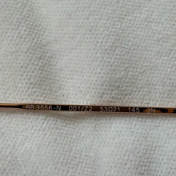 Ray-Ban Gold Frame Sunglasses with Rose Lenses - Picture 5 of 5